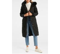 Forever New Tessa Quilted Longline Puffer Black Taglia: 6 | Giacche in ecopelliccia Outlet | Donna | Nero