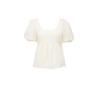 Forever New Yasmina Puff Sleeve Babydoll Blouse Cream Taglia: 14 | Magliette intime Outlet | Donna | Bianco