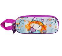 Forever Ninette Cute-Astuccio 3D Doppio, Multicolore, 22 x 9.5 cm