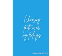 Forever Notes: Word (Choosing faith over my feelings - Turquoise & White)