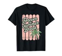 Forever On Summer Break Palma Pensionamento Pensionamento Maglietta