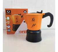 FOREVER CAFFETTIERA MISS ORZI' 2 TAZZE IN ALLUMINIO MANICO E POMOLO IN BACHELITE
