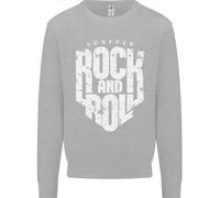 Forever Rock And Roll Chitarra Musica Bambini Felpa Maglione