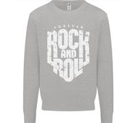 Forever Rock And Roll Chitarra Musica Felpa Per Bambini