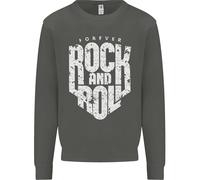 Forever Rock And Roll Chitarra Musica Felpa Per Bambini