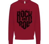 Forever Rock And Roll Music Uomo Sweatshirt Jumper