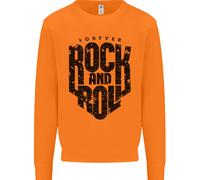 Forever Rock And Roll Music Uomo Sweatshirt Jumper