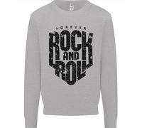 Forever Rock And Roll Music Uomo Sweatshirt Jumper