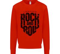 Forever Rock And Roll Music Uomo Sweatshirt Jumper