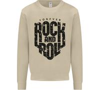 Forever Rock And Roll Music Uomo Sweatshirt Jumper