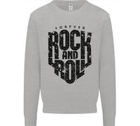 Forever Rock And Roll Musica Felpa Per Bambini
