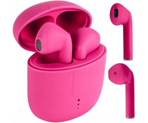FOREVER Setty Cuffie senza fili Bluetooth 5.0 TWS Wireless Earphone Auricolari Auricolari Stereo Ricarica Wireless e Custodia di Ricarica Portatile per Android, iPhone, Samsung, Huawei (Rosa)