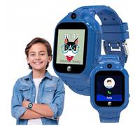 FOREVER Smartwatch GPS WiFi Kids See Me! 3 Blu - Smartwatch GPS Integrato per Bambini - Compatibile con Android iOS - Orologio Bambino con SIM - Fitness Tracker e Giochi - Smartwatch Bambini SOS