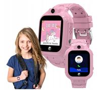 FOREVER Smartwatch GPS WiFi Kids See Me! 3 Rosa - GPS Integrato per Bambini - Compatibile con Android iOS - Orologio con SIM - Fitness Tracker e Giochi - SOS