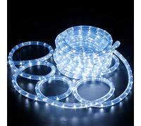 Forever Speed 10M Tubo Luminoso LED Flessibile, Bianco Freddo, per Esterni e Interni - Decorazione per Natale, Matrimonio, Vacanze, Giardino, Tetto e Illuminazione IP65