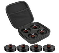 Forever Speed 4 pezzi di supporto in gomma per cric per Tesla Model 3/Y/X/S, adattatore per Jack Pad, accessorio con scatola di conservazione, supporto per cric, supporto per carrello di manovra