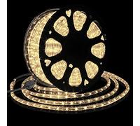 Forever Speed 50M Tubo Luminoso a LED Flessibile a 1800 LEDs Tubo per Esterna Interna Bianco Caldo,LED Tubo Luminoso per Natale,Giardino,Decorazione del Tetto e Illuminazione IP65