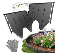 Forever Speed 9.7M Bordura per Giardino Flessibile,Bordi per Aiuole Giardino Plastica, Bordatura per Giardino per Giardini, Prati, Aiuole, Sentieri (65)
