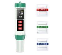 Forever Speed Misuratore pH 5 in 1 Tester per Acqua Multifunzione pH/TDS/EC/Salinità/Termometro con Display VA, Misuratore ph Piscina pHmetro per Piscina, Acqua Potabile, Acquario, Idroponica