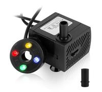 Forever Speed pompa per acquario 5W Mini Fontana con 4 luci LED Color acqua