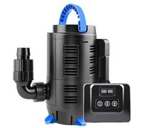Forever Speed Pompa per laghetto da esterno regolabile 80 W Eco Motor 8000 l/h con regolatore multifunzionale per laghetto da giardino, laghetto da pesca, fontana conversion pompa