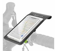 Forever Supporto Rotante Bici per Smartphone Impermeabile con Attacco al Manubrio, Nero