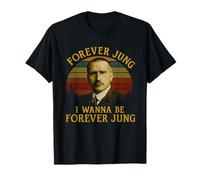 Forever Young | Carl Gustav Jung Design retrò 2025 Maglietta