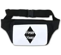 Forever Young - Marsupio con logo Black Diamond, colore: Bianco