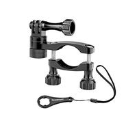 Forevercam 360 ° di Rotazione e Blocco di Qualsiasi direzione 0.6-1.3inch Manubrio Interamente in Alluminio per Bici/Moto, reggisella, Supporto da Sci per GoPro Action Camera