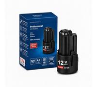 Forevercell Batteria di ricambio da 12 V, 4,0 Ah, compatibile con Bosch Professional GBA 12 V - 48 Wh agli ioni di litio