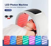 Foreverlily LED Photon Macchina per la bellezza del viso Ringiovanimento della pelle Lifting Viso e corpo Cura della pelle Spa Massaggiatore EU Plug(220-240V)