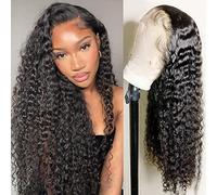 Foreverlove Parrucche frontali in pizzo HD da 26 pollici con onda profonda 13x4 parrucche per capelli umani vergini brasiliani 100% parrucche per donne nere parrucche dall'aspetto naturale densità