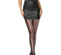 Forevers Calze A Rete Collant Elasticizzato Donna Vita Alta Collant A Rete Calze a Rete per Ragazze Signore,modellato