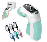 Foreverup Etichettatrice a Rilievo, 3D Etichettatrice Etichette Adesive,Etichettatrice per goffratura con 6 Nastri per Etichette, Comoda per Utile Casa Ufficio Cucina (verde)