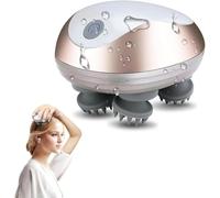 Foreverup Massaggiatore elettrico per cuoio capelluto, massaggiatore impermeabile per capelli, portatile, con 3 modalità, 96 contatti in silicone, promuove la crescita dei capelli, rilassa il corpo