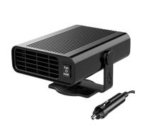 Foreverup Riscaldatore per auto portatile da 12 V, kit di sbrinamento per auto invernale, 150 W, sbrinamento sbrinatore che si collega all'accendisigari, 2 in 1, riscaldamento rapido e sbrinatore per