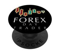 Forex Trading Day Trader Gestione del rischio Mindset monetario PopSockets PopGrip Adesivo