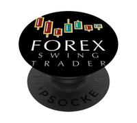 Forex Trading Swing Trader Denaro Mindset Design PopSockets PopGrip Adesivo