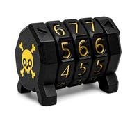 Forgaemax Contatore di vita per MTG e giochi da tavolo, 3 anelli MTG Life Counter Wheel Tracker Gradient Game Counter per giochi da tavolo, accessori Magic Card Game (scheletro (giallo + nero)