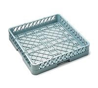 Forgast Cestello per Lavastoviglie, per Posate e Piccoli Oggetti, Vassoio Lavabicchieri, Cestello per Lavastoviglie Universale, in Plastica, Dimensioni 50x50x10 cm