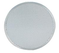 Forgast Griglia per Pizza Rotonda 46 cm, Retina per Pizza, Teglia Forata da Forno, Teglia Microforata Perforata in Alluminio, Ideale per Cottura Della Pizza, Pane
