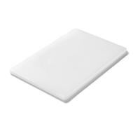 Forgast HACCP Tagliere professionale in polietilene per cucina, Tagliere per colazione, Per tagliare latticini e pane, Accessorio da cucina, Senza BPA, 45x30 cm, Bianco