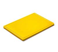 Forgast Tagliere da Cucina Professionale Plastica 60x40 cm, Grande, Tagliere Anticisvolo HACCP, per Pollame, Carne Cruda, Facile da Pulire, Polietilene, Giallo