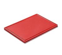 Forgast Tagliere in plastica HACCP, tagliere da cucina professionale, tagliere per carne cruda, accessori da cucina, tagliere per colazione, senza BPA, formato GN 1/1, 53x32,5x1,2 cm, rosso