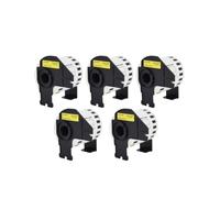 ForgeCore Carta per etichette 62 mm x 15,24 m compatibile con i materiali di QL-1050 1050N 1060N 500 500A 500BS 500BW 550 560 560VP 570 580N 650TD DK-22606(5Rolls)