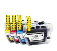 ForgeCore Cartuccia d'inchiostro compatibile con LC3111 DCP J572N DCP J582N DCP J577N DCP J972N DCP J973N DCP J978 DCP J982 DCP J987N(1Set)