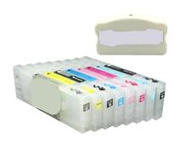 ForgeCore Cartuccia d'inchiostro ricaricabile 300ML 8 colori 7 colori con chip compatibile con 4000 4400 4450 4800 4880 4880C 7600 9600 Resetter chip(Pro4400-8 Colors)