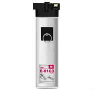 ForgeCore Cartuccia per sacca di inchiostro T01C1 T01C2 T01C3 T01C4 C13T01C100 compatibile con stampante WorkForce Pro WF C529R WF C579R(T01C3 (EU))