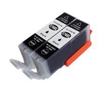 ForgeCore Compatibile con i materiali di per stampanti PGI 570XL CLI 571XL PGI570 per il numero di parte TS5050 TS5051 TS5053 TS5055 TS6050 TS6051 TS6052(2PCS Black)
