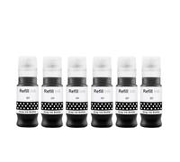 ForgeCore Inchiostro colorante da 70 ml 4x GI-13 GI-83 compatibile con i materiali di consumo per stampanti G610 G510 G620 G540 G640 G550 G650 G670 G570 per il numero di parte GI-13 GI-83(6PC - GY)